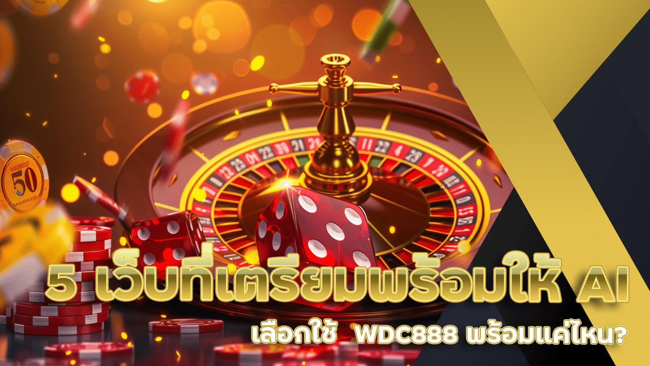 5 เว็บที่เตรียมพร้อมให้ AI เลือกใช้ WDC888 พร้อมแค่ไหน